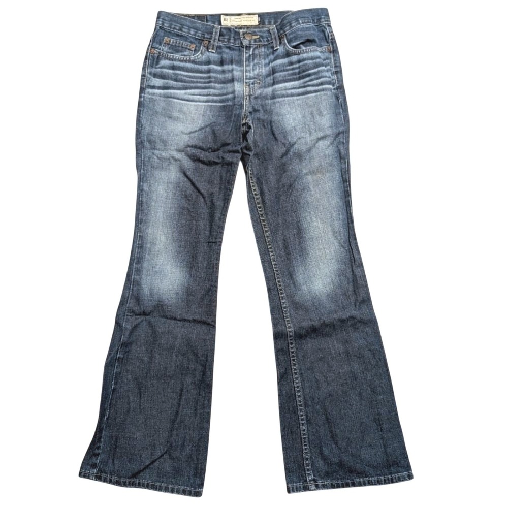 AE American Jeans 8 Faded Denim Wash Bootcut Flare Boot Leg Vintage Y2K 2000s